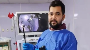 استخراج بطارية ابتلعها طفل بعد تفريغ شحنتها بمستشفى أبو كبير المركزي 1